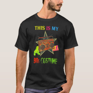 This Is My 90s Costume Retro Vintage Music Party H T-Shirt
