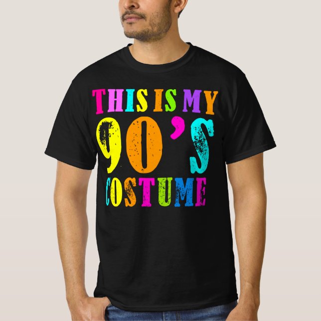 This Is My 90s Costume - Vibe Retro Party Outfit W T-Shirt (Front)