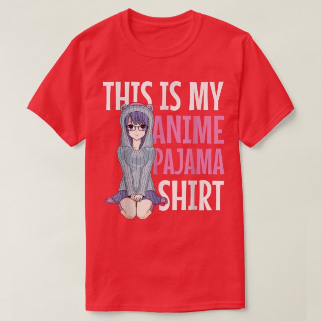 This Is My Anime Pajama Shirt - Pajamas For Teen G (Design Front)