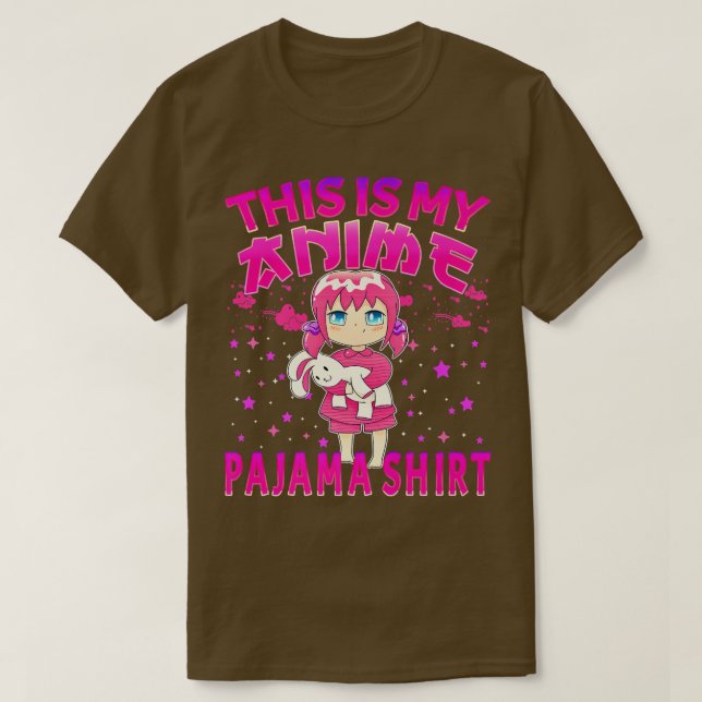 This Is My Anime Pajama  Women Otaku Pyjamas Girl  T-Shirt (Design Front)