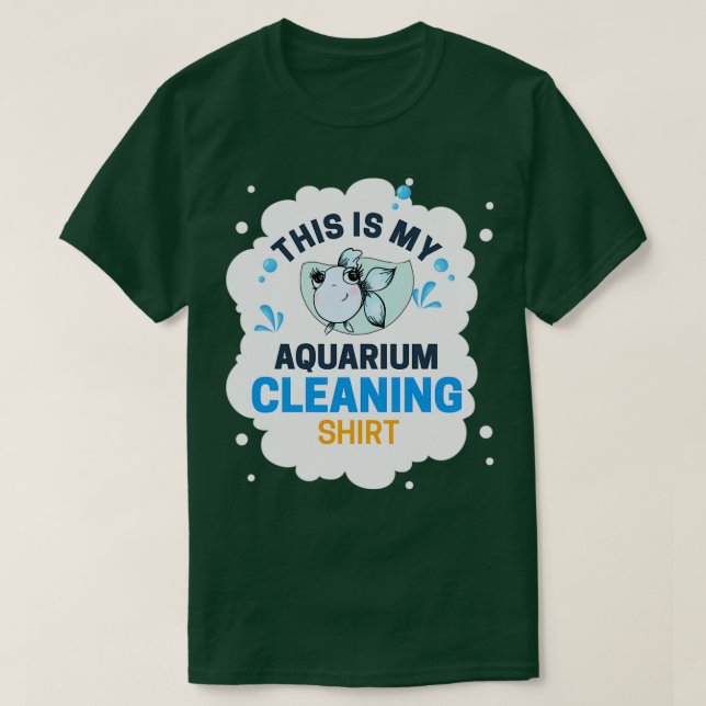 this is my aquarium cleaning funny fish tank (Design Front)