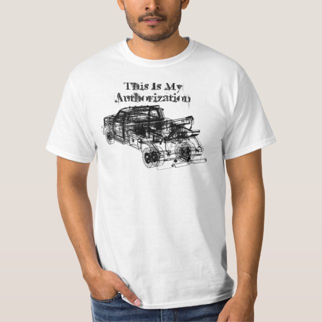 This Is My Authorisation T-Shirt (Front)