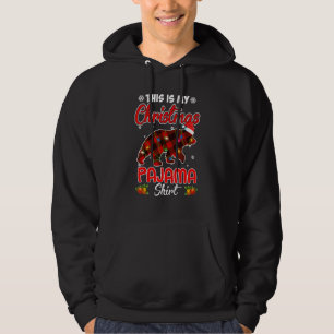 This Is My Bear Christmas Pajama Lights Holiday Hoodie
