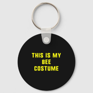 This Is My Bee Costume Halloween Funny Easy Kids A Key Ring