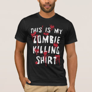 This Is My Blood Splattered Zombie Killing T-shirt