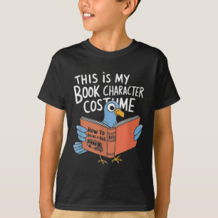 This Is My Book Character Costume Funny Pigeon Kid T-Shirt