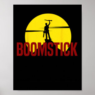 This Is My Boomstick Shotgun Dead Red Evil Poster