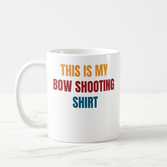 This Is My Bow Shooting Usa Archery Coffee Mug (Left)