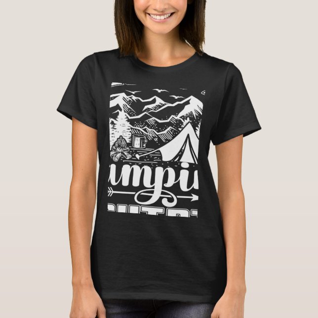 This Is My Camping Camper vintage T-Shirt (Front)