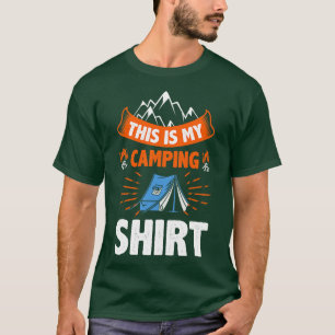 This Is My Camping  Camping Trailer Camper Van 1 T-Shirt