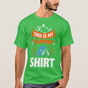 This Is My Camping  Camping Trailer Camper Van 1 T-Shirt