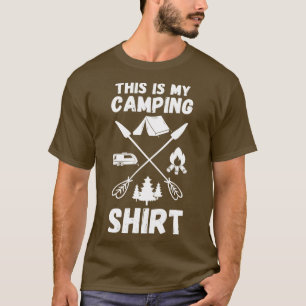This Is My Camping Camping Trailer Camper Van T-Shirt