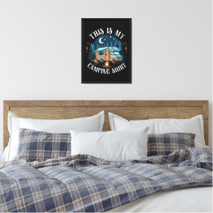This Is My Camping Hiking Funny Camper Canvas Print
