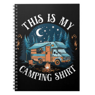 This Is My Camping Hiking Funny Camper Notebook