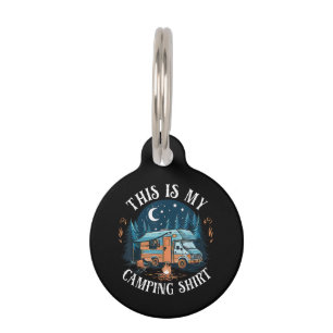 This Is My Camping Hiking Funny Camper Pet Tag