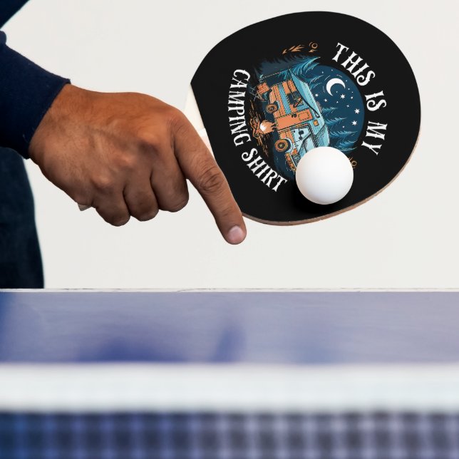This Is My Camping Hiking Funny Camper Ping Pong Paddle (Insitu)
