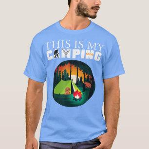 This Is My Camping RV Van Camping Saying Happy Cam T-Shirt