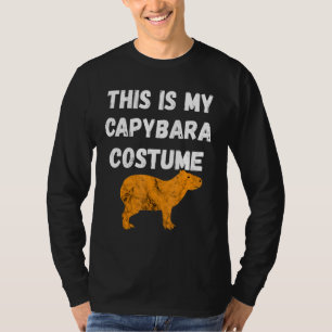 This Is My Capybara Water Pig Rodent Costume T-Shirt