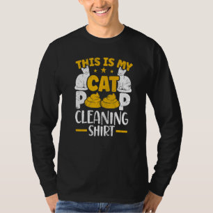 This Is My Cat Poop Cleaning  Cat Owner T-Shirt