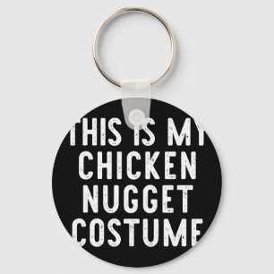 This Is My Chicken Nugget Costume Halloween Simple Key Ring