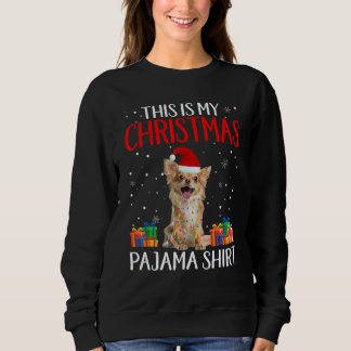 This Is My Chihuahua Dog Christmas Pajama Santa Li Sweatshirt