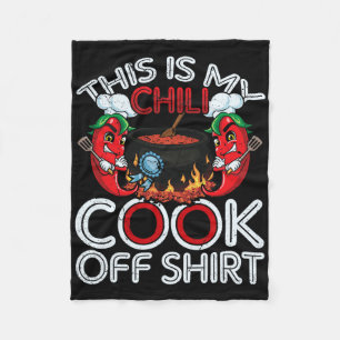 This Is My Chilli Cook Off Shirt Mexican Food Cinc Fleece Blanket