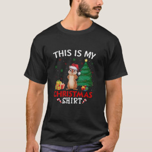 This is My Chipmunk Santa Hat Christmas Pajama T S T-Shirt