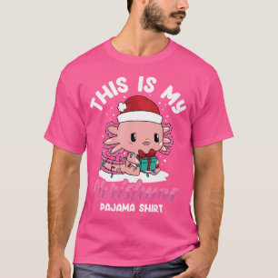 This Is My Christmas Axoltol Salamander Kawaii T-Shirt
