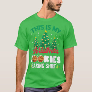 This Is My Christmas Cookie Baking Shirt Xmas Tree