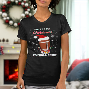 This is My Christmas Football Shirt With Snacks