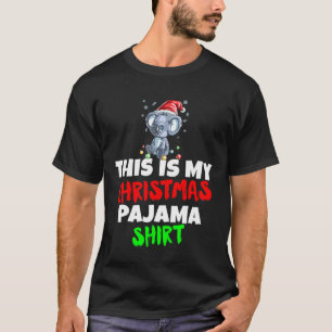 This Is My Christmas Koala Santa Hat T-Shirt