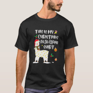 This Is My Christmas Llama Pajama Pyjama Top Chris