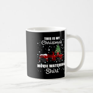 This Is My Christmas Movie Watching Buffalo Plaid  Coffee Mug