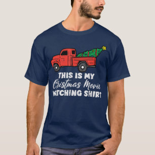 This Is My Christmas Movie Watching  Funny Xmas PJ T-Shirt