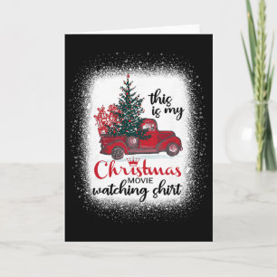 This Is My Christmas Movie Watching Shirt Vintage  Card