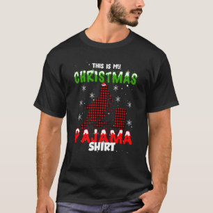 This Is My Christmas Pajama  Barrel Racing T-Shirt