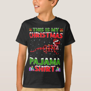 This Is My Christmas Pajama Bearded Dragon Christm T-Shirt