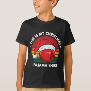 This Is My Christmas Pajama Bowling Ball Christmas T-Shirt