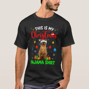 This Is My Christmas Pajama Burmese Cat Xmas Tree  T-Shirt