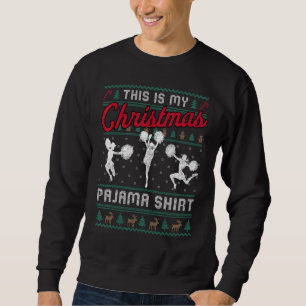 This Is My Christmas Pajama Cheerleading Ugly Swea Sweatshirt