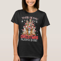 This Is My Christmas Pajama Chihuahua Santa Tree X