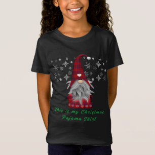 This Is My Christmas Pajama Christmas gnome T-Shirt