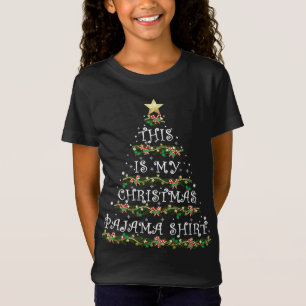 This is my Christmas pajama Christmas tree T-Shirt