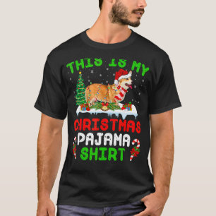 This Is My Christmas Pajama Corgi Christmas T-Shirt