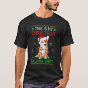 This Is My Christmas Pajama Corgi Dog T-Shirt