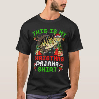 This Is My Christmas Pajama Crappie Fish Christmas T-Shirt