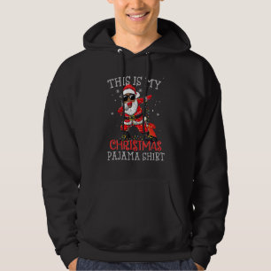 This Is My Christmas Pajama  Dabbing African Ameri Hoodie