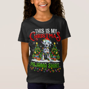 This Is My Christmas Pajama Dalmatian Dog Christma T-Shirt