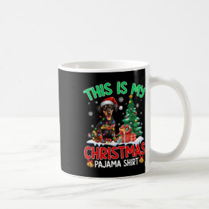 This Is My Christmas Pajama Doberman Dog Lover Xma Coffee Mug