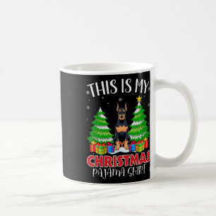 This Is My Christmas Pajama Doberman Pinscher Dog Coffee Mug